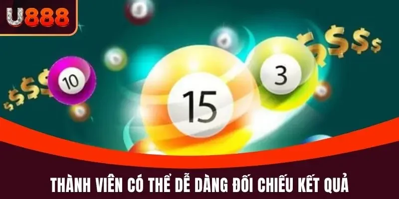Mega 6/45 U888 - Cơ Hội Đổi Đời Từ Những Con Số May Mắn 3 Thành viên có thể dễ dàng đối chiếu kết quả Mega 6/45 U888