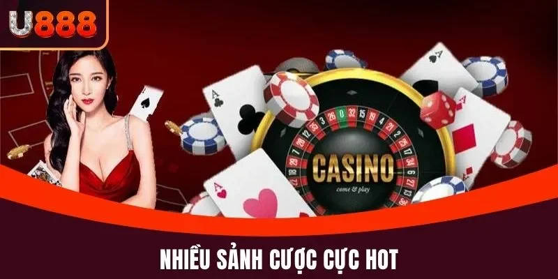 Sảnh Casino U888 Nhà Cái Sinh Lời Phù Hợp Với Newbie 2025 4 Nhiều sảnh cược cực hot